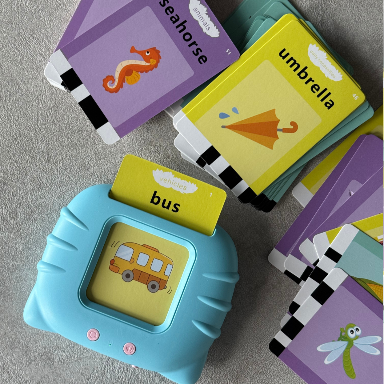 MINIMINDS™ Learning Flash Cards – 224 Words & Sounds for Toddlers | Fun Early Learning & Vocabulary Builder - MINIMINDS™ Learning Flash Cards